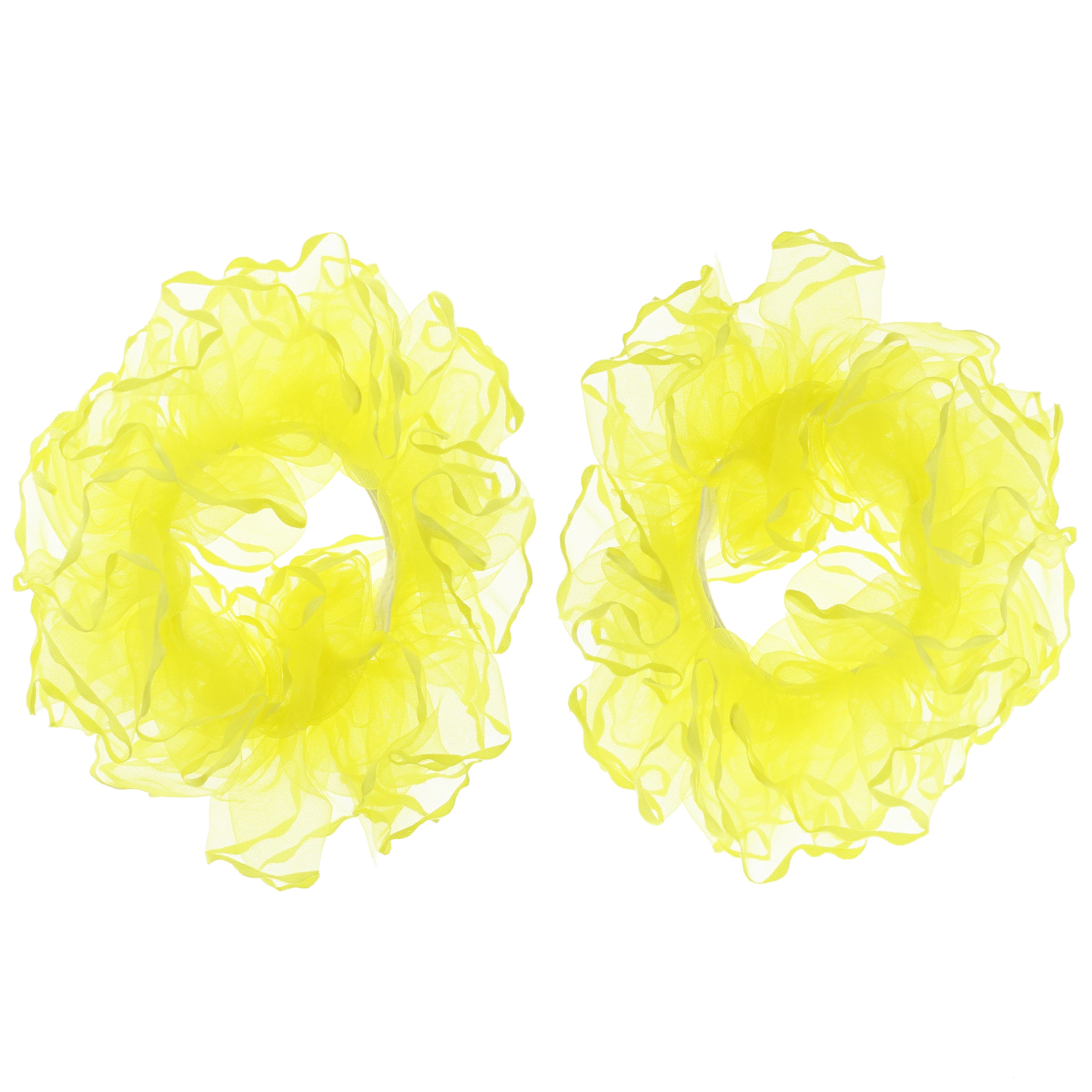 Pair of Ruffle Hair Scrunchies