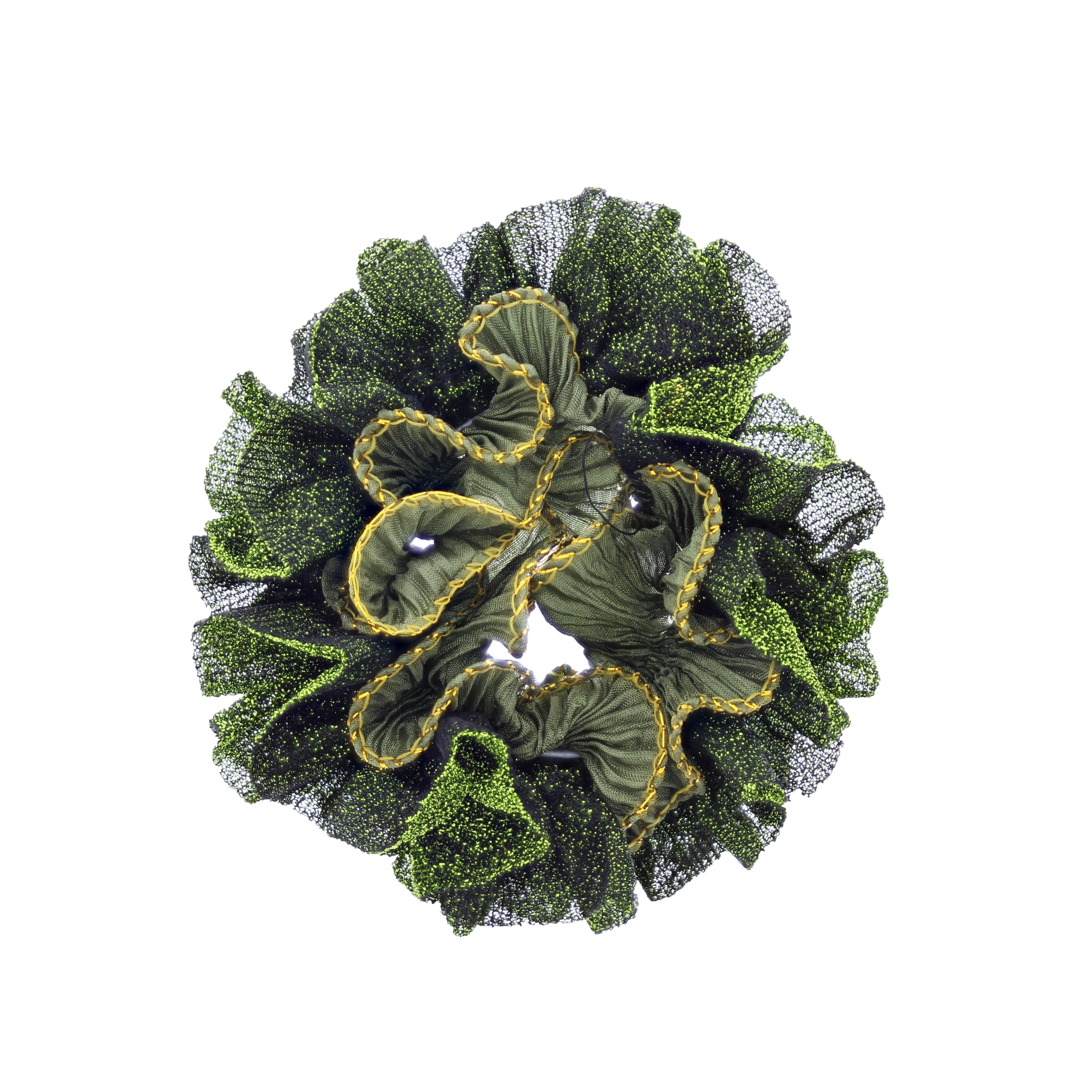 Glitter Ruffle Scrunchie/ Garter