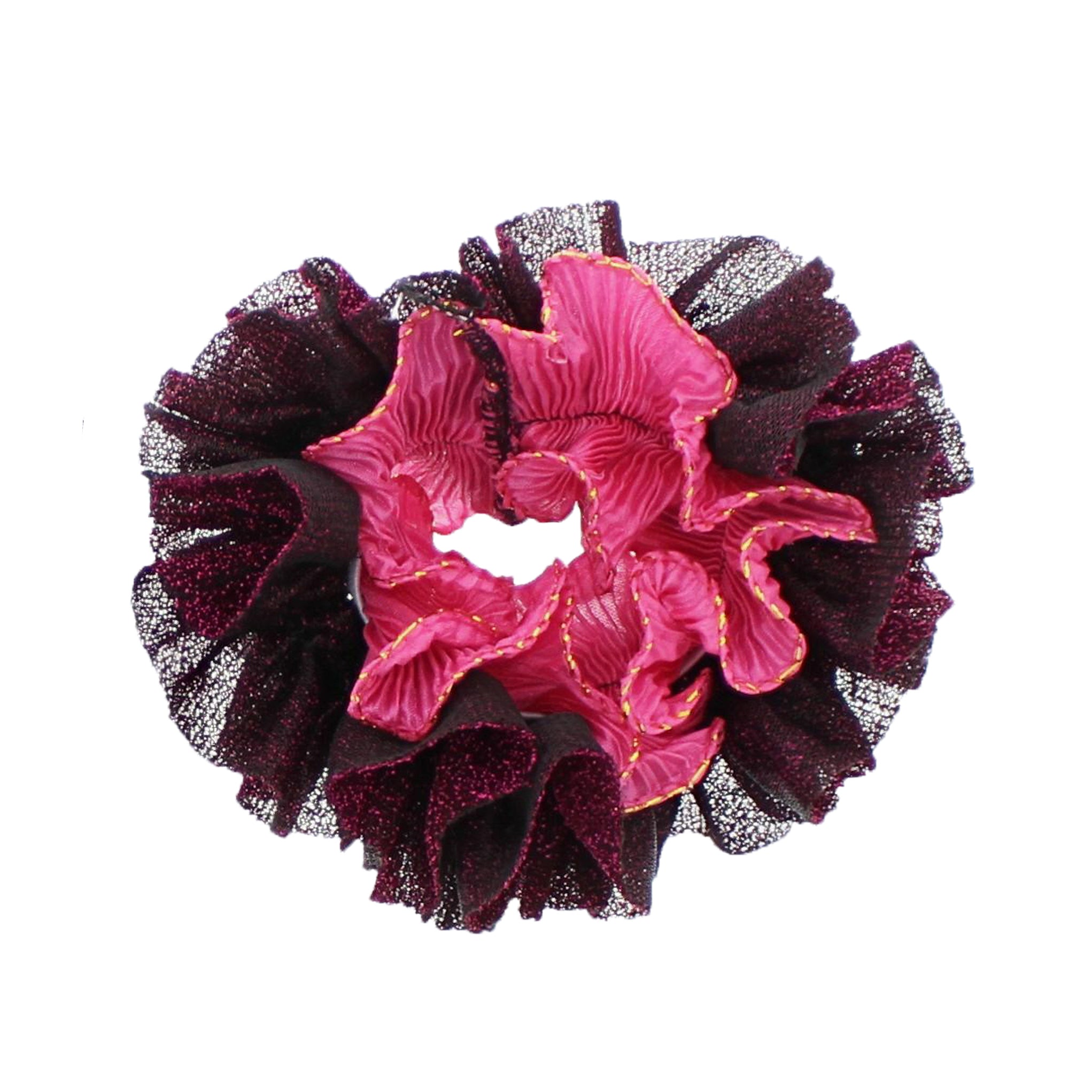 Glitter Ruffle Scrunchie/ Garter