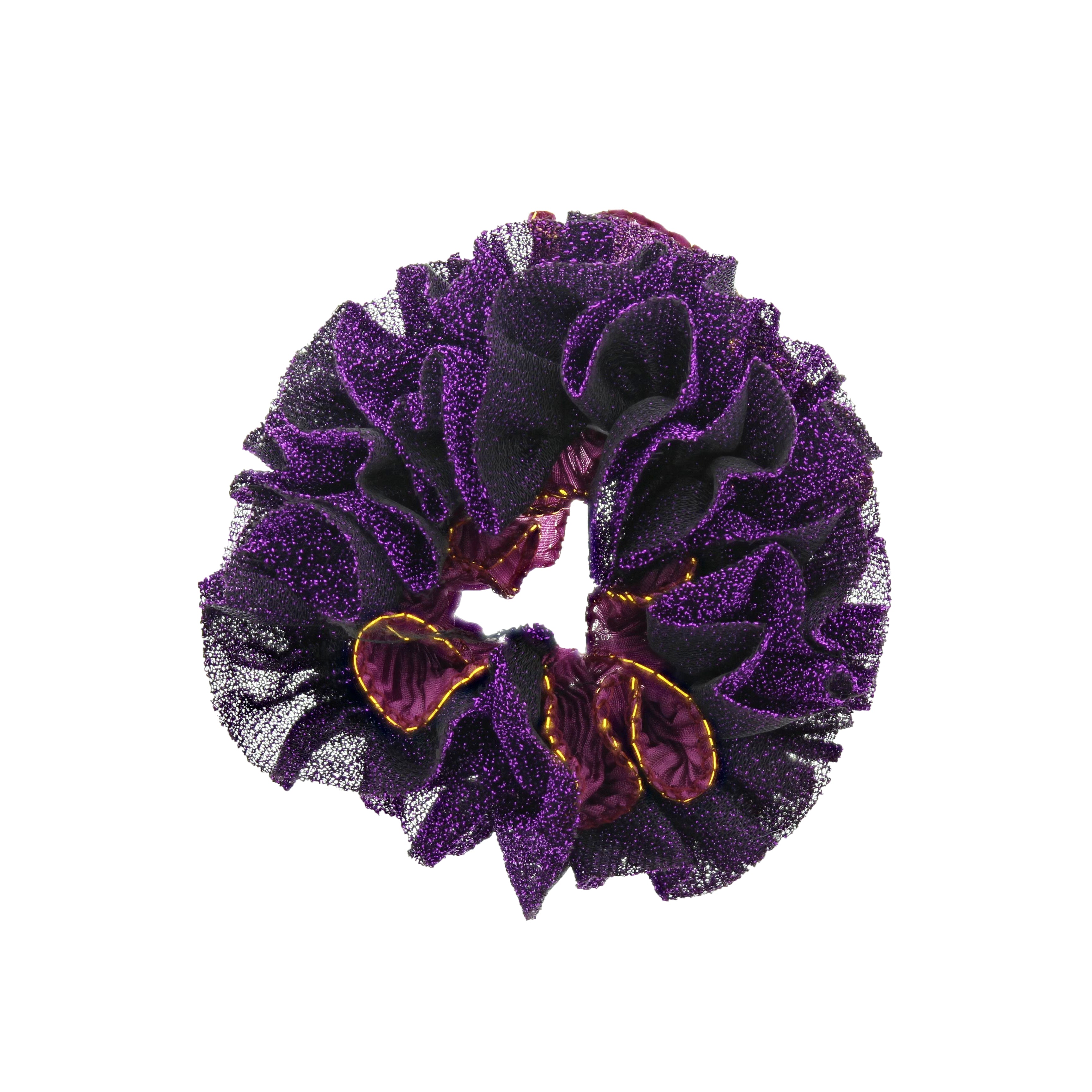 Glitter Ruffle Scrunchie/ Garter