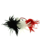 Assorted Feather Flower on Elastic Hair Bands