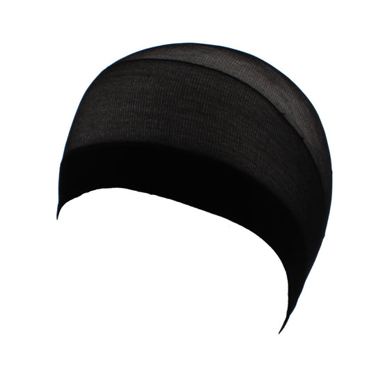 Pair of Black Stocking Wave Caps