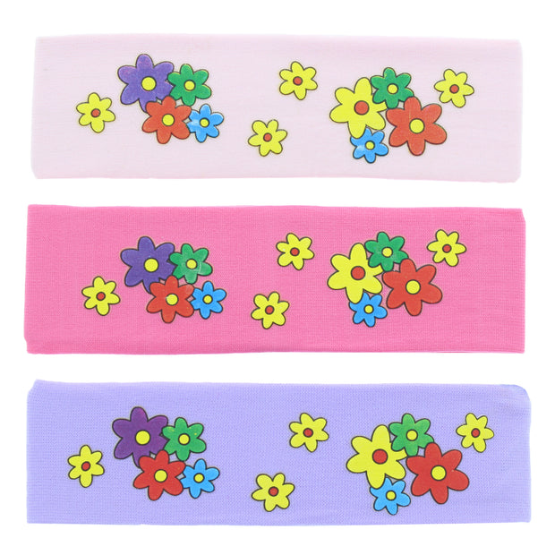 Assorted Pastel Colour Flower Headbands