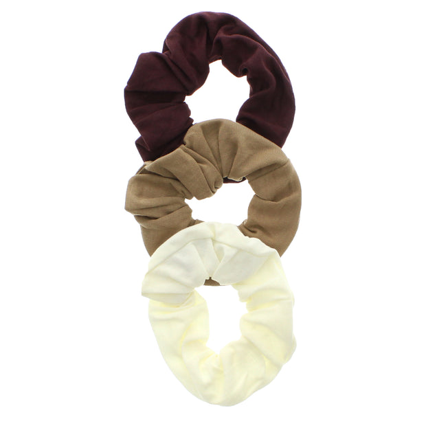 3 on a Card Assorted Shaded Scrunchies