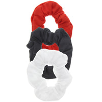 Set of 3 Assorted Shaded Hair Scrunchies