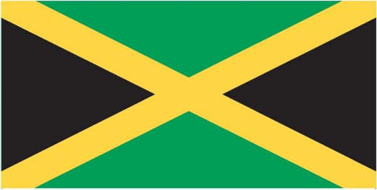 Jamaica Flag with Brass Eyelets