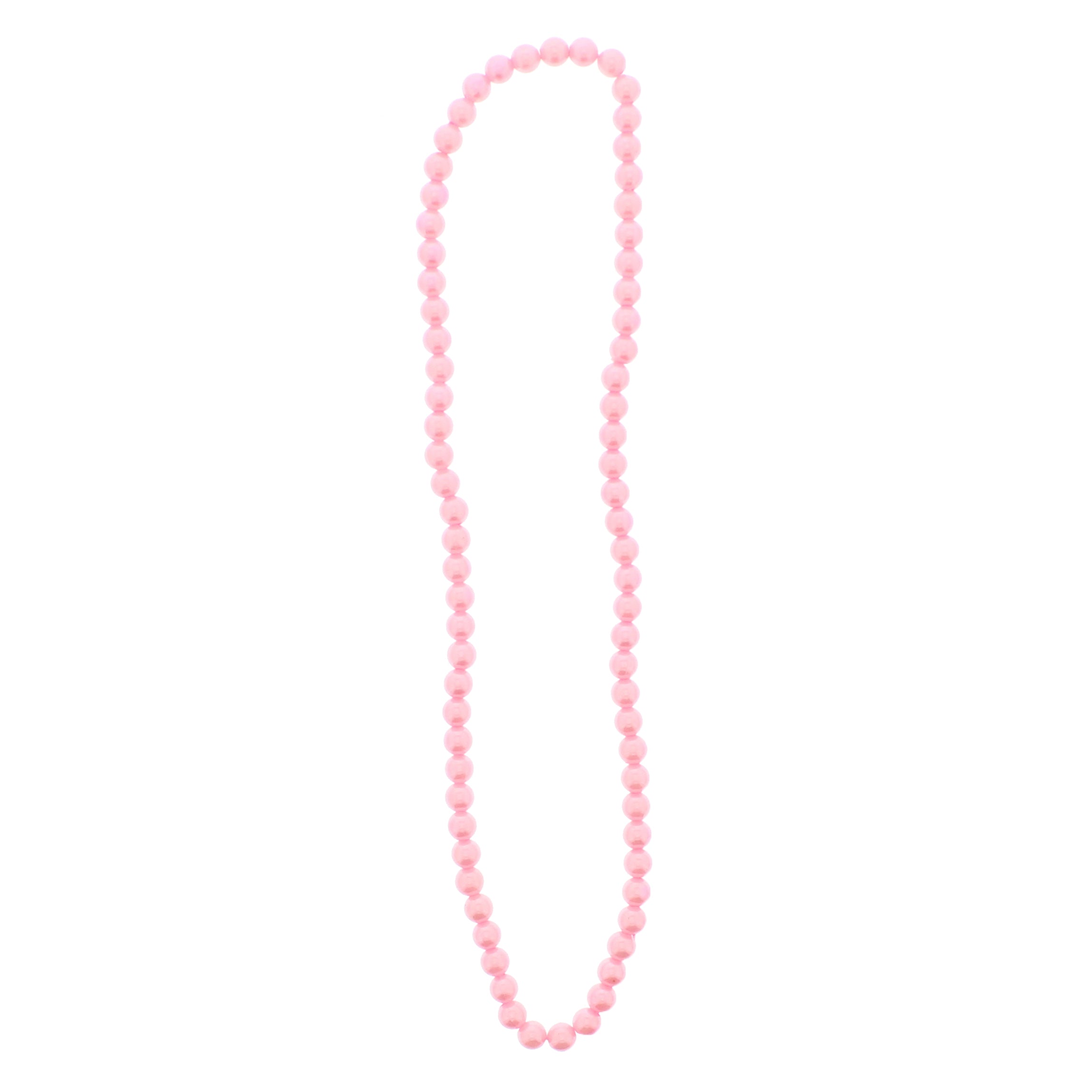 Baby Pink Pearl 24 Inch Bead Necklaces