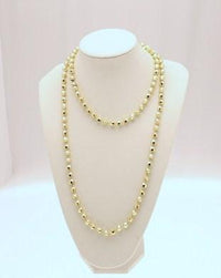 48 Inch Faceted Bead Necklace