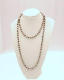 48 Inch Faceted Bead Necklace