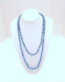 48 Inch Faceted Bead Necklace
