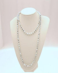 48 Inch Faceted Bead Necklace