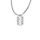 Cracked Blade Pendant Necklace