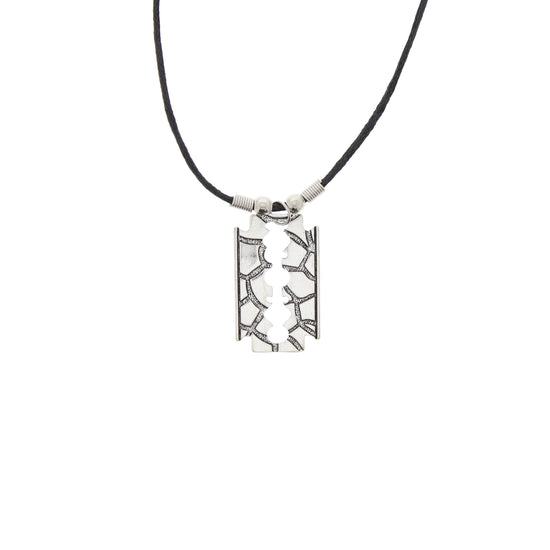 Cracked Blade Pendant Necklace