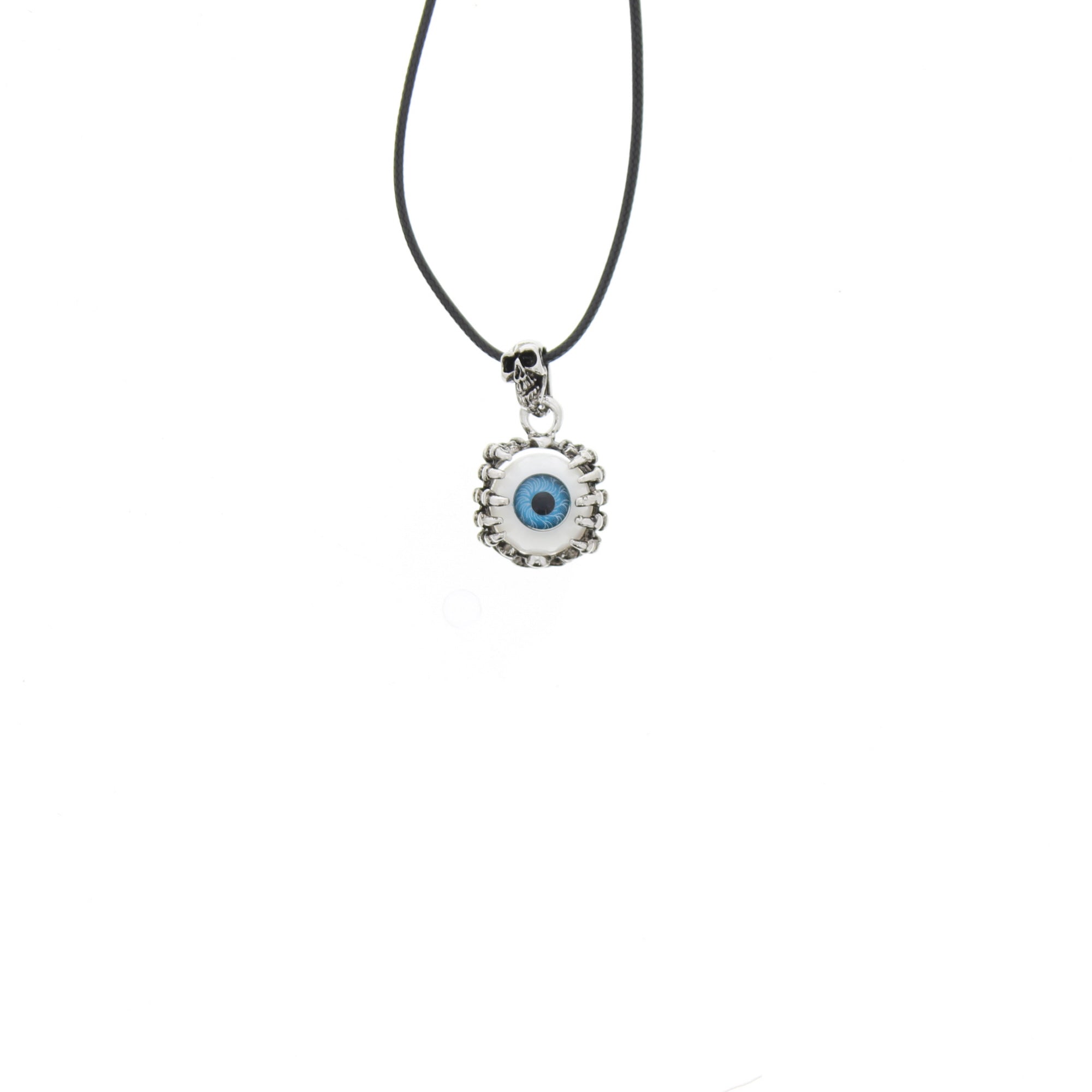 Evil Eye Skull & Skeleton Corded Necklace
