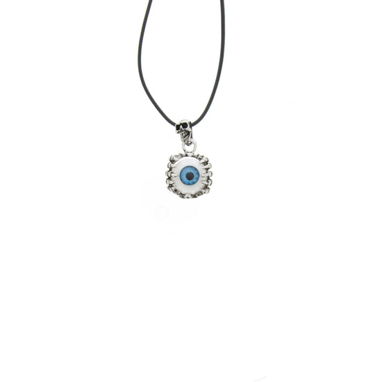Evil Eye Skull & Skeleton Corded Necklace