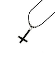 Upside Down Cross Corded Necklace