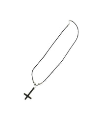 Upside Down Cross Corded Necklace