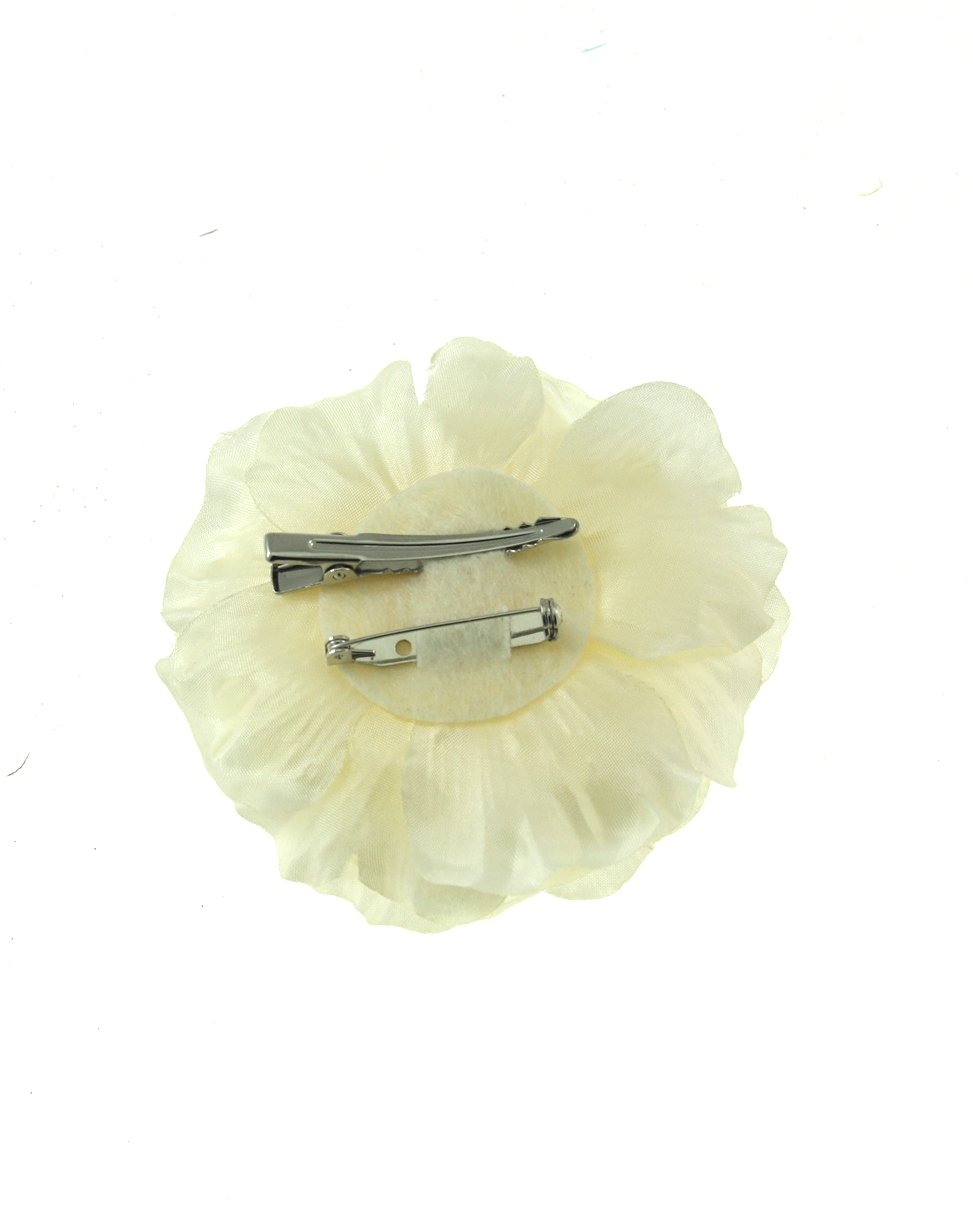Begonia Flower on Concord Clip & Brooch Hair Pin