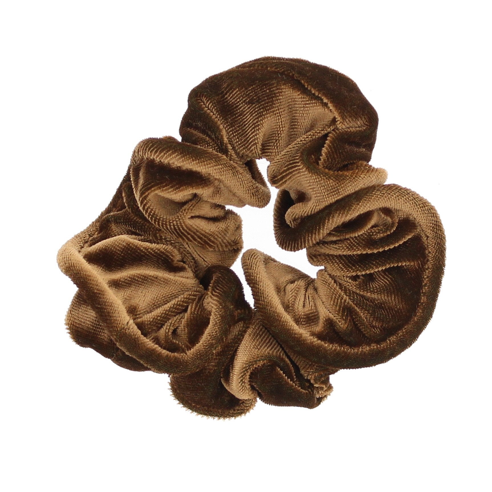 Shiny Velvet Piping Hair Scrunchie