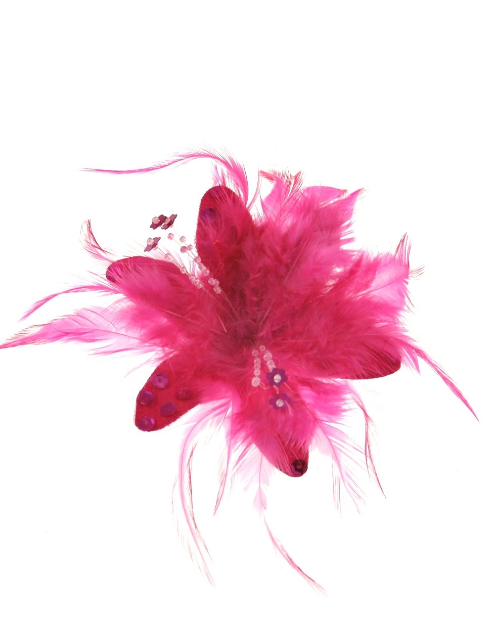 Fur, Feathers & Sequins Fascinator