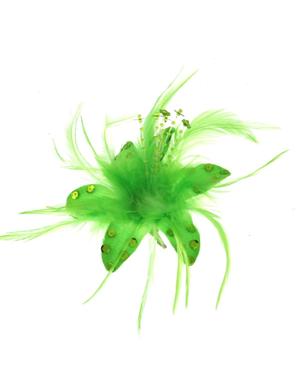 Fur, Feathers & Sequins Fascinator