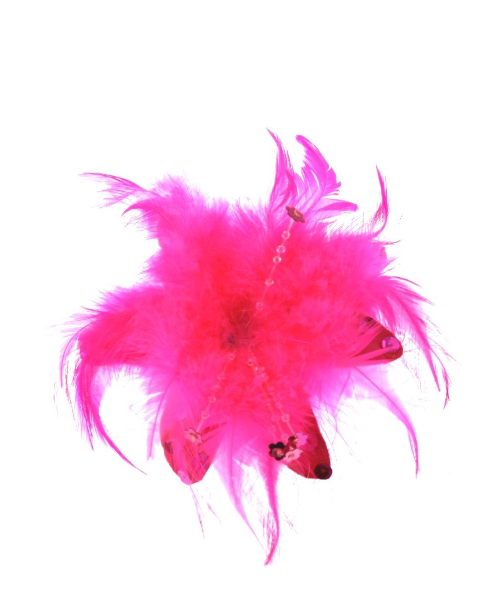 Fur, Feathers & Sequins Fascinator