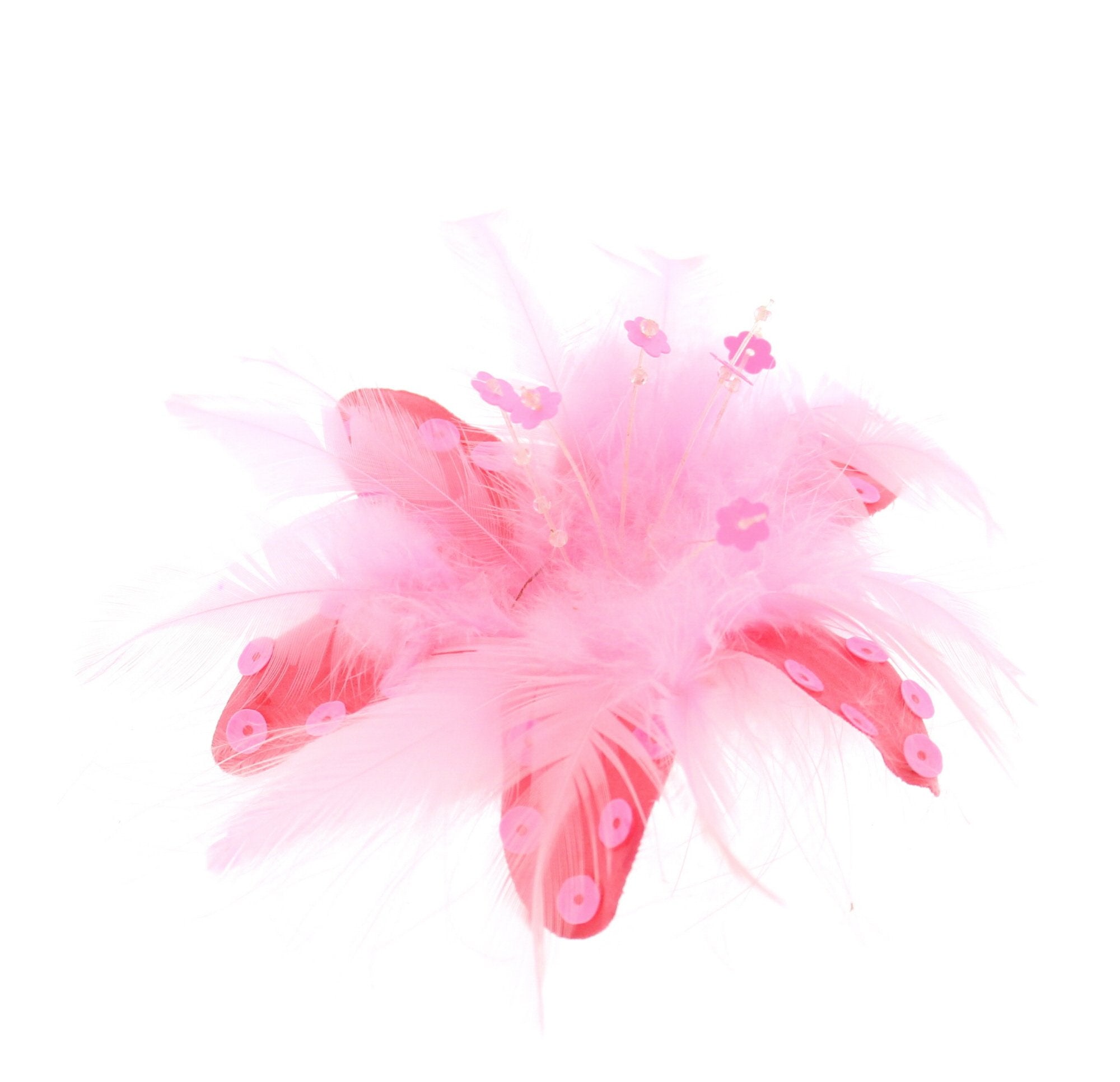 Fur, Feathers & Sequins Fascinator