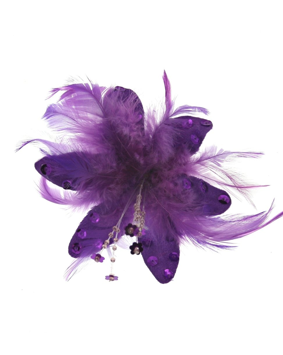 Fur, Feathers & Sequins Fascinator