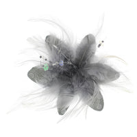 Fur, Feathers & Sequins Fascinator