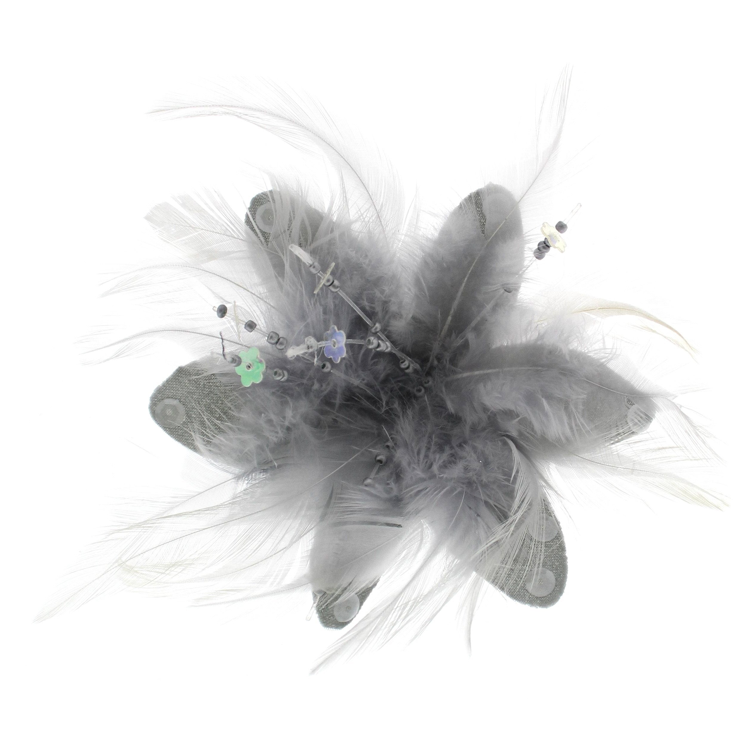 Fur, Feathers & Sequins Fascinator