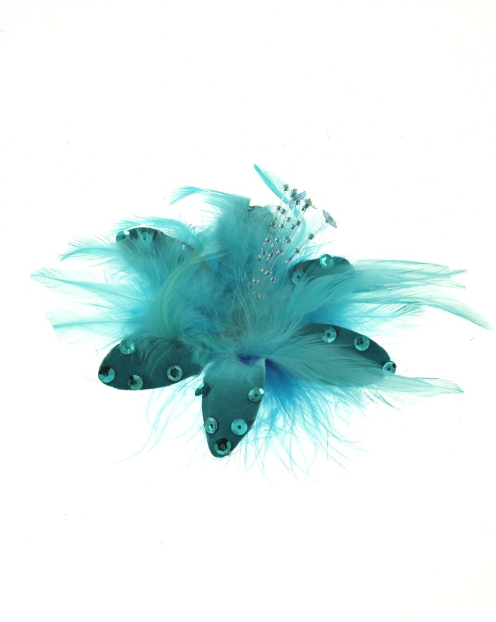 Fur, Feathers & Sequins Fascinator
