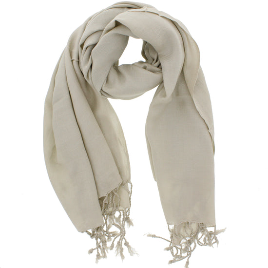 Light Grey Viscose Pashminas