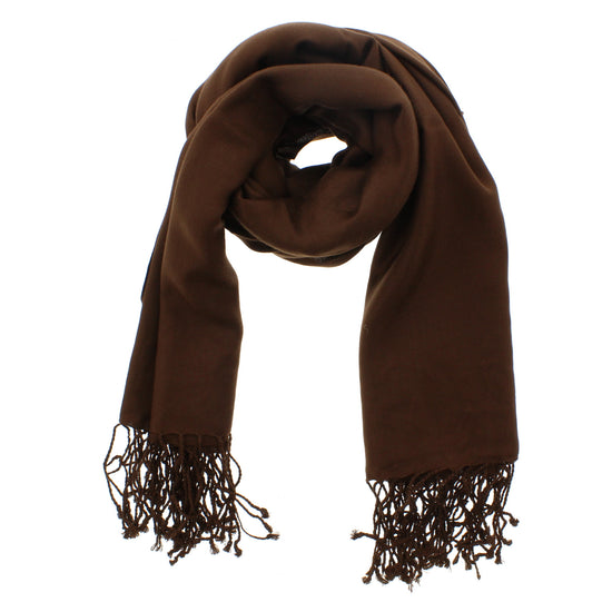 Brown Viscose Pashminas