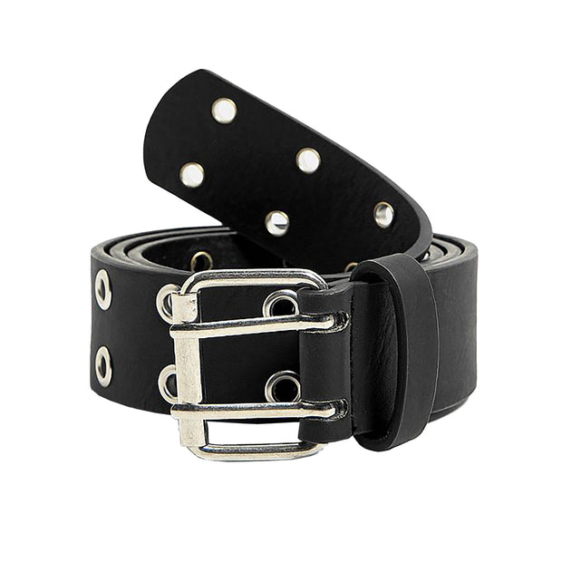 Adjustable PU Belt with 2 Row Eyelets