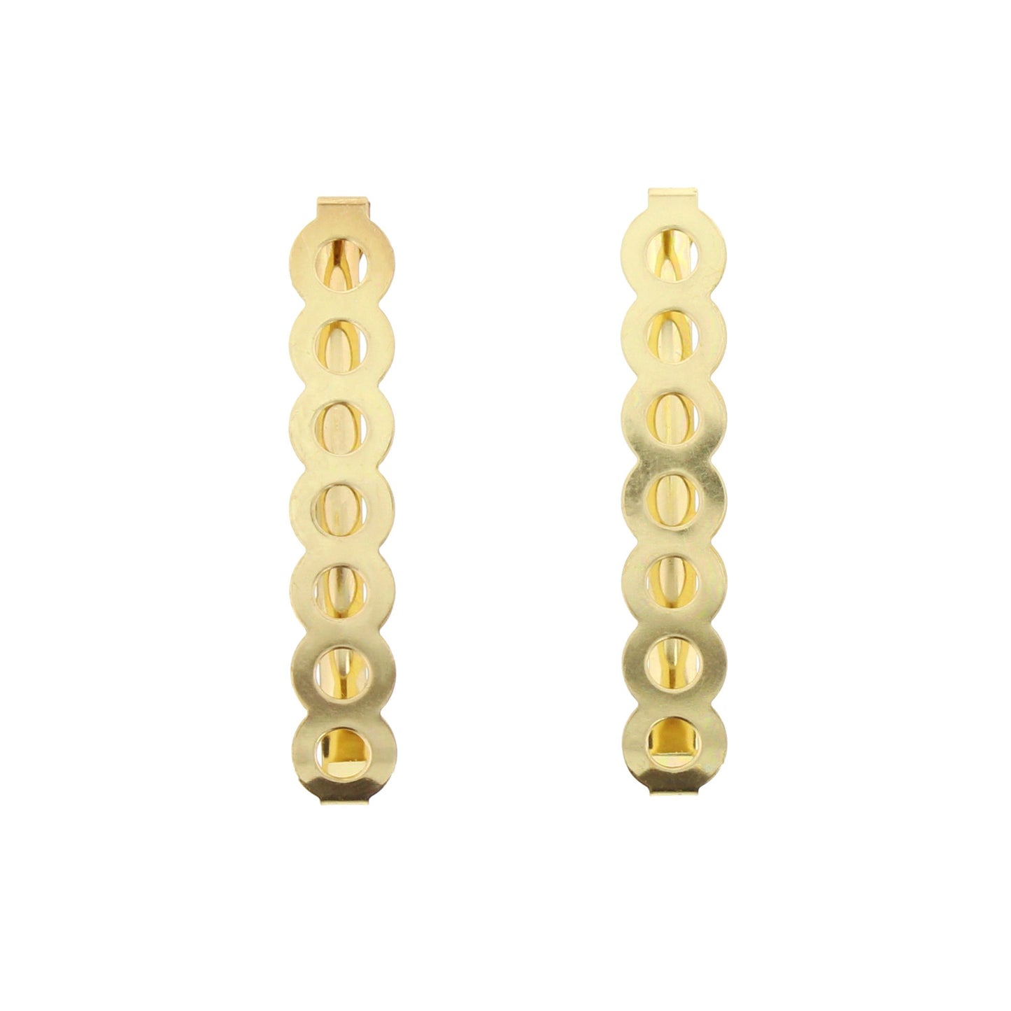 2 on a Card Clip-in End Barrettes/ Hair Slides