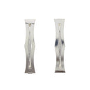 Pair of Card Hair Slides Clip-in End Barrettes