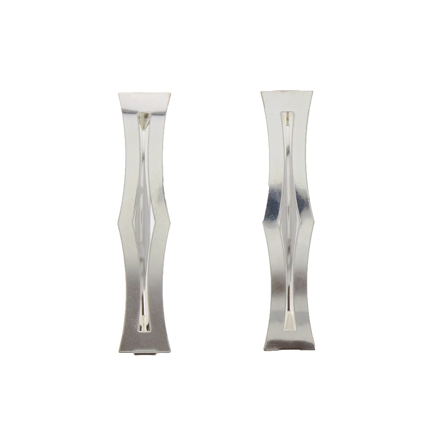 2 on a Card Clip-in End Barrettes/ Hair Slides