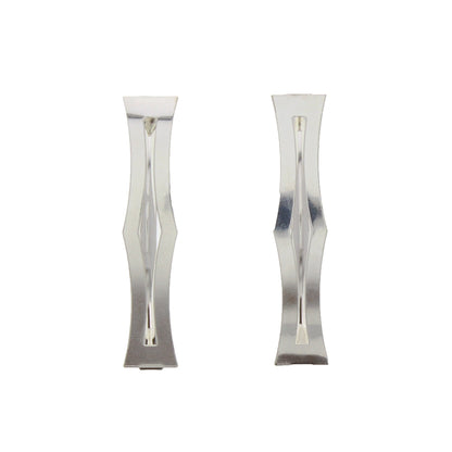 2 on a Card Clip-in End Barrettes/ Hair Slides