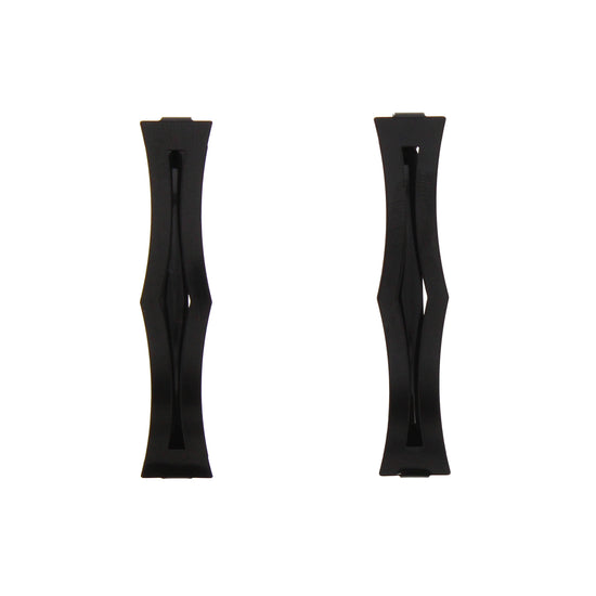 Pair of Card Hair Slides Clip-in End Barrettes