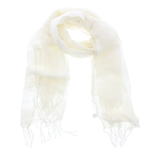 Two Tone Colour Lightweight Scarf with Tassels