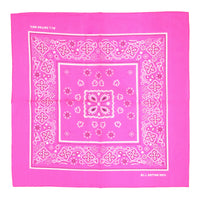 Neon Floral & Paisley Print Bandana