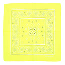 Neon Floral & Paisley Print Bandana