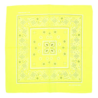 Neon Floral & Paisley Print Bandana