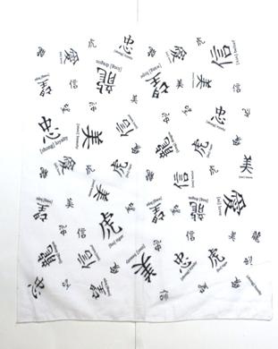 Chinese Zodiac Symbols on Bandana