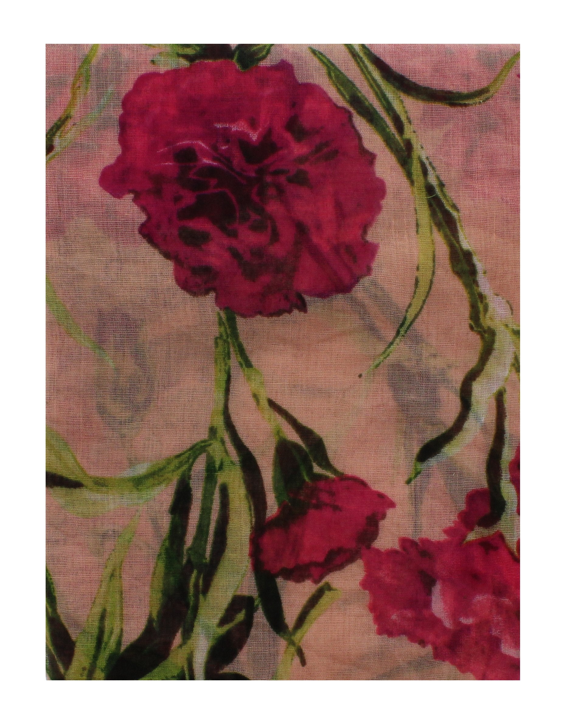 Coronation Flower Printed Scarves