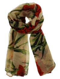 Coronation Flower Printed Scarves