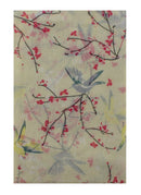 Robin & Branches Coloured Printed Scarves