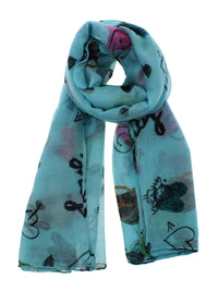 SCARF012BLUE