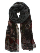 Large & Small Flower Print Scarves