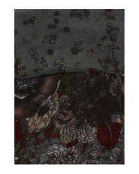 Large & Small Flower Print Scarves